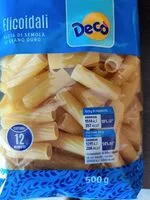 Mängden socker i Pasta di semola di grano duro