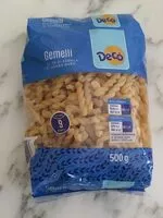 Mängden socker i Gemelli