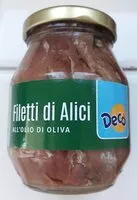 Mängden socker i Filetti di alici all'olio di oliva