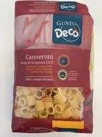 Mängden socker i Canneroni