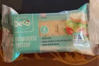 Mängden socker i panbauletto affettato