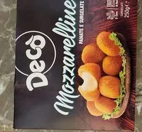 Mängden socker i Mozzarelline panate e surgelate