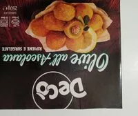 Mängden socker i Olive all'ascolana