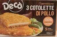 Mängden socker i Cotolette di pollo