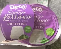 Mängden socker i Ricottine senza lattosio
