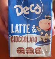 Mängden socker i Succo latte e cioccolato