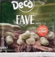 Mängden socker i Fave surgelate