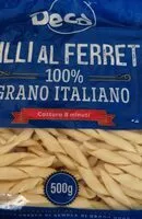 Mängden socker i Fusilli al ferretto