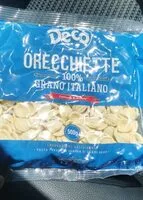 Mängden socker i Orecchiette