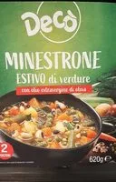 Mängden socker i Minestrone estivo di verdure