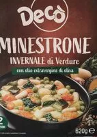 Mängden socker i Minestrone invernale di verdure Decò