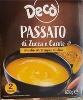 Mängden socker i Passato di zucca e carote
