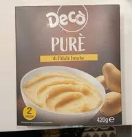 Mängden socker i Purè di patate fresche