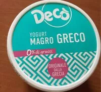 Mängden socker i Yogurt magro greco 0% grassi