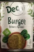 Mängden socker i Burger seitan e spinaci