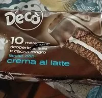 Mängden socker i merendine al cacao con crema al latte