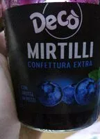 Mängden socker i Confettura Extra ai Mirtilli