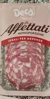 Mängden socker i Gli affettati