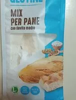 Mängden socker i Mix per pane con lievito madre
