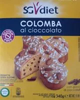 Mängden socker i Colomba di cioccolato