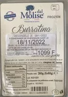 Mängden socker i Burratina