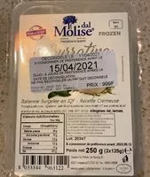 Mängden socker i Burratina