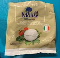 Mängden socker i Mozzarela au lait de bufflonne