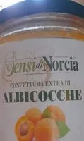 Mängden socker i Confettura extra albicocche