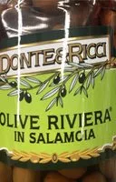 Mängden socker i Olive riviera in salamoia