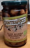 Mängden socker i Olive Riviera biologiche in salamoia