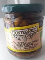 Mängden socker i Olive riviera biologiche denocciolate