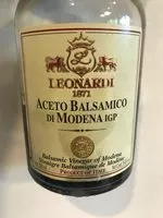 Mängden socker i Leonardi - Aceto Balsamico Di Modena