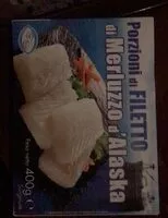 Mängden socker i Porzioni di filetto di merluzzo d’Alaska