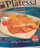 Mängden socker i filetto di platessa impanati