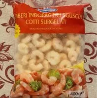 Mängden socker i Gamberi indopacifici sgusciati cotti aurgelati