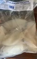 Mängden socker i Calamari puliti surgelati