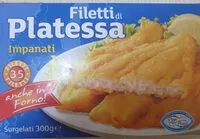 Mängden socker i Filetti di platessa impanati