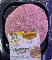 Mängden socker i Hamburger di vitello