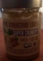 Mängden socker i Burro d’arachidi 100% super crunch