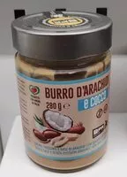 Mängden socker i Burro d'archidi e cocco