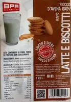 Mängden socker i Fiocco d’avena baby LATTE E BISCOTTI