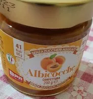 Mängden socker i Confettura albicocca