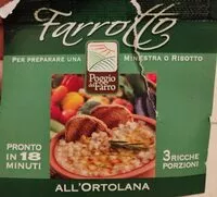 Mängden socker i Farrotto all'ortolana
