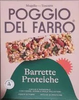 Mängden socker i Barrette proteiche cocco e mandorle