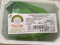 Mängden socker i Burrata in foglia