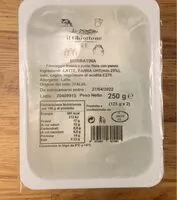 Mängden socker i Burratina