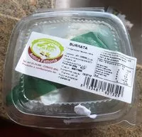 Mängden socker i Burrata