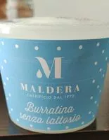 Mängden socker i Burratina senza lattosio