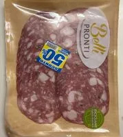 Mängden socker i Salame toscano