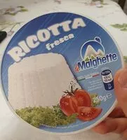 Mängden socker i Ricotta fresca